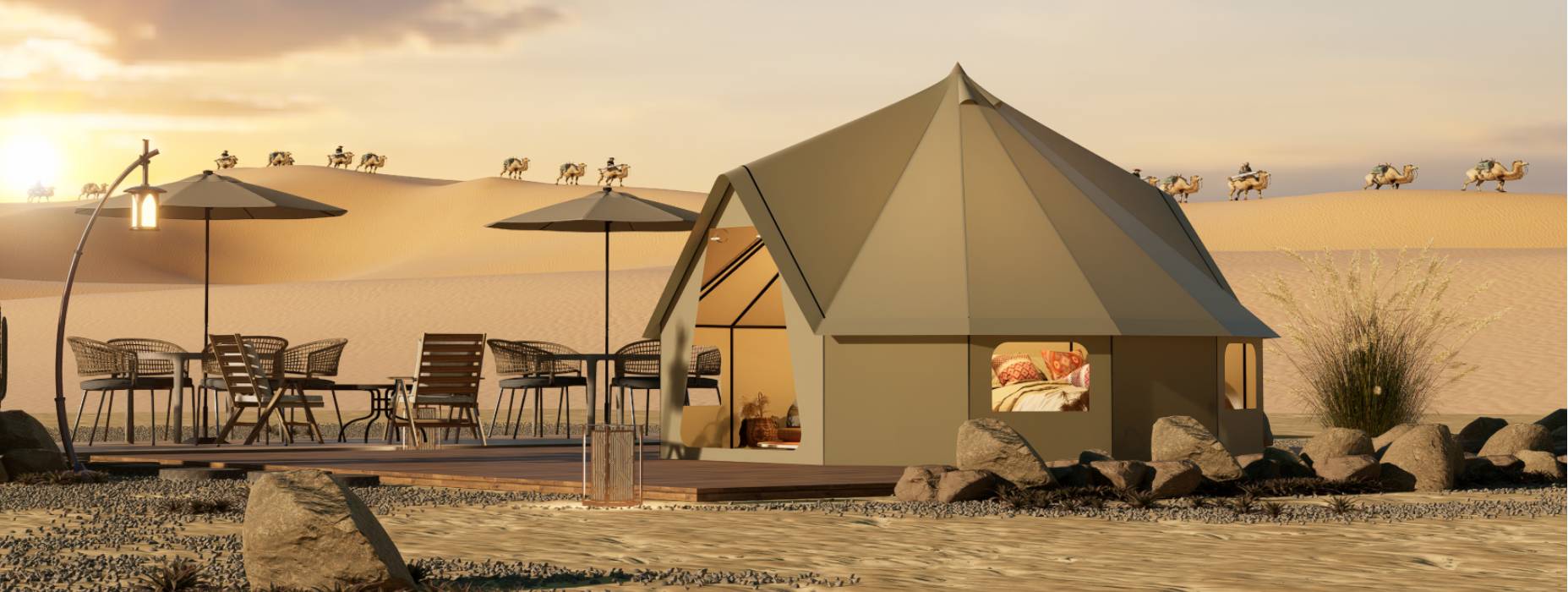 陵水露营酒店帐篷产品